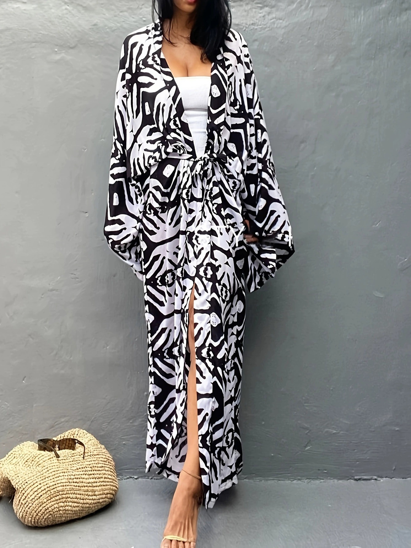 Vacation Sun Protection Cardigan Bikini Cover Up