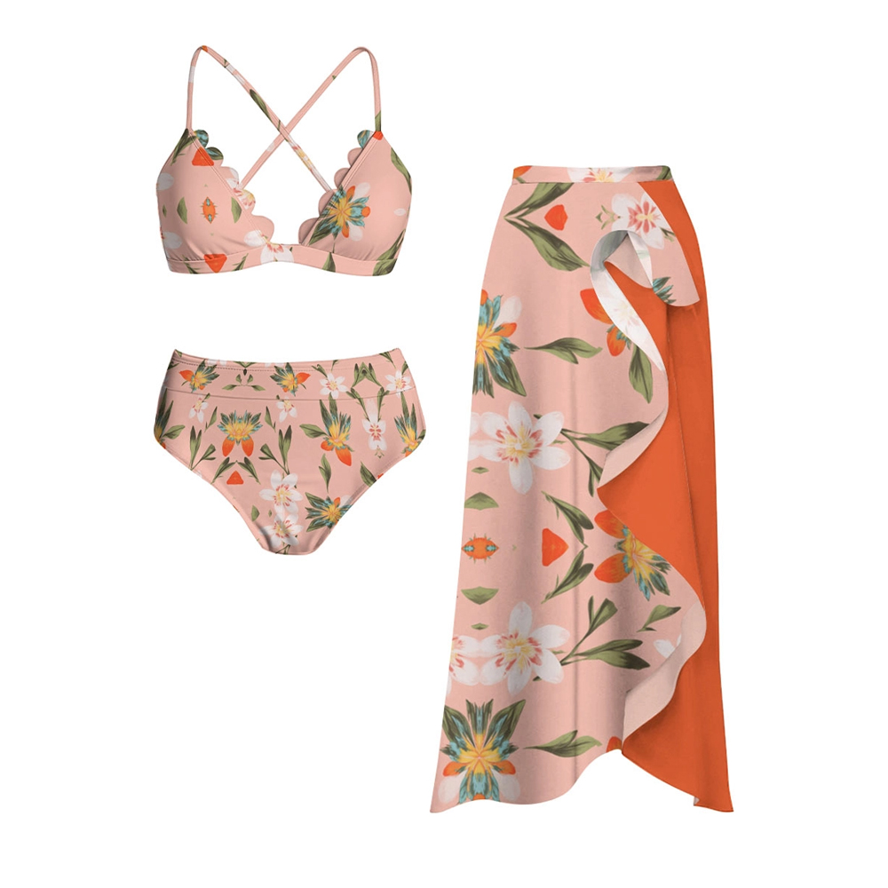 Scalloped Bikini Set