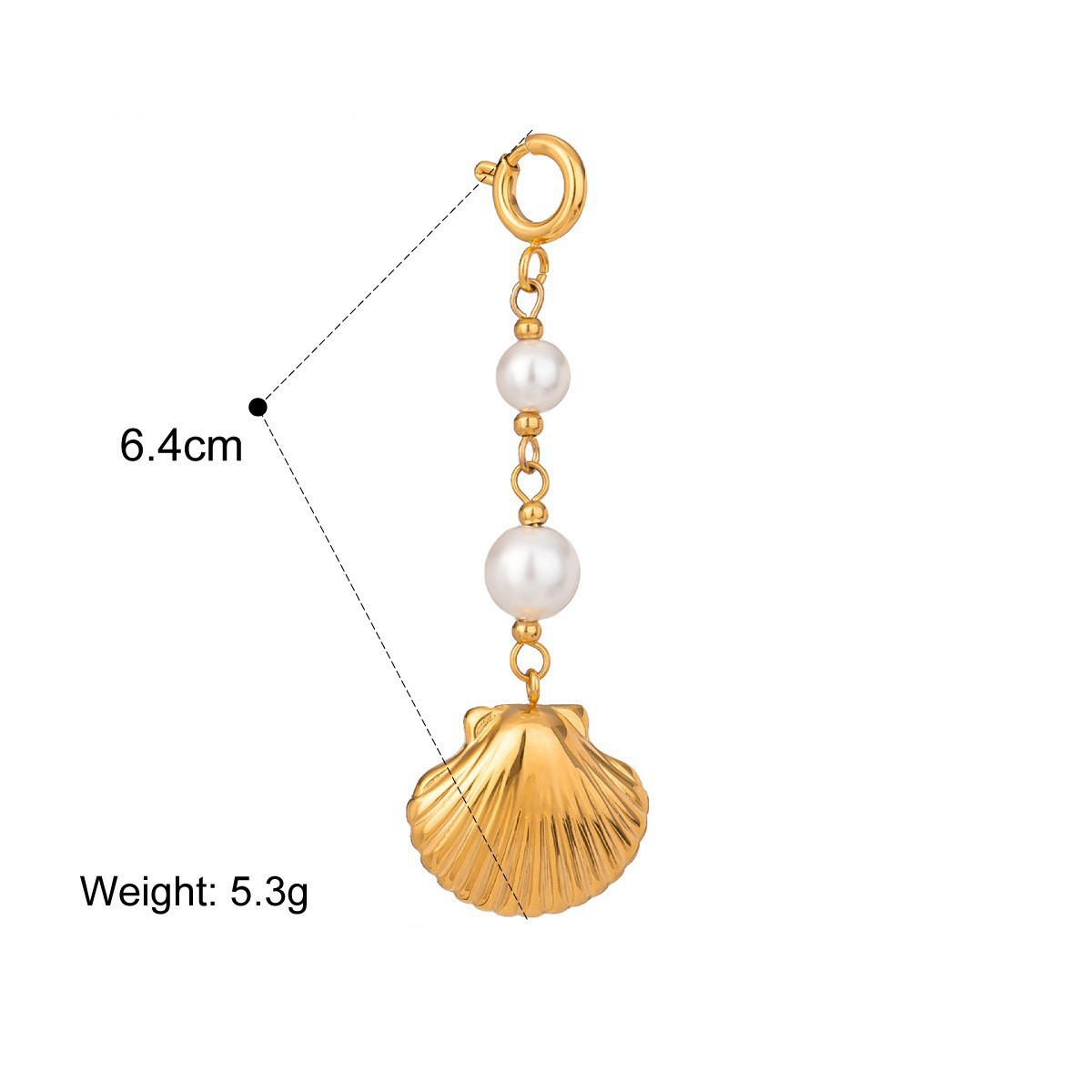 18K Bikini Titanium Steel Accessory Pendant