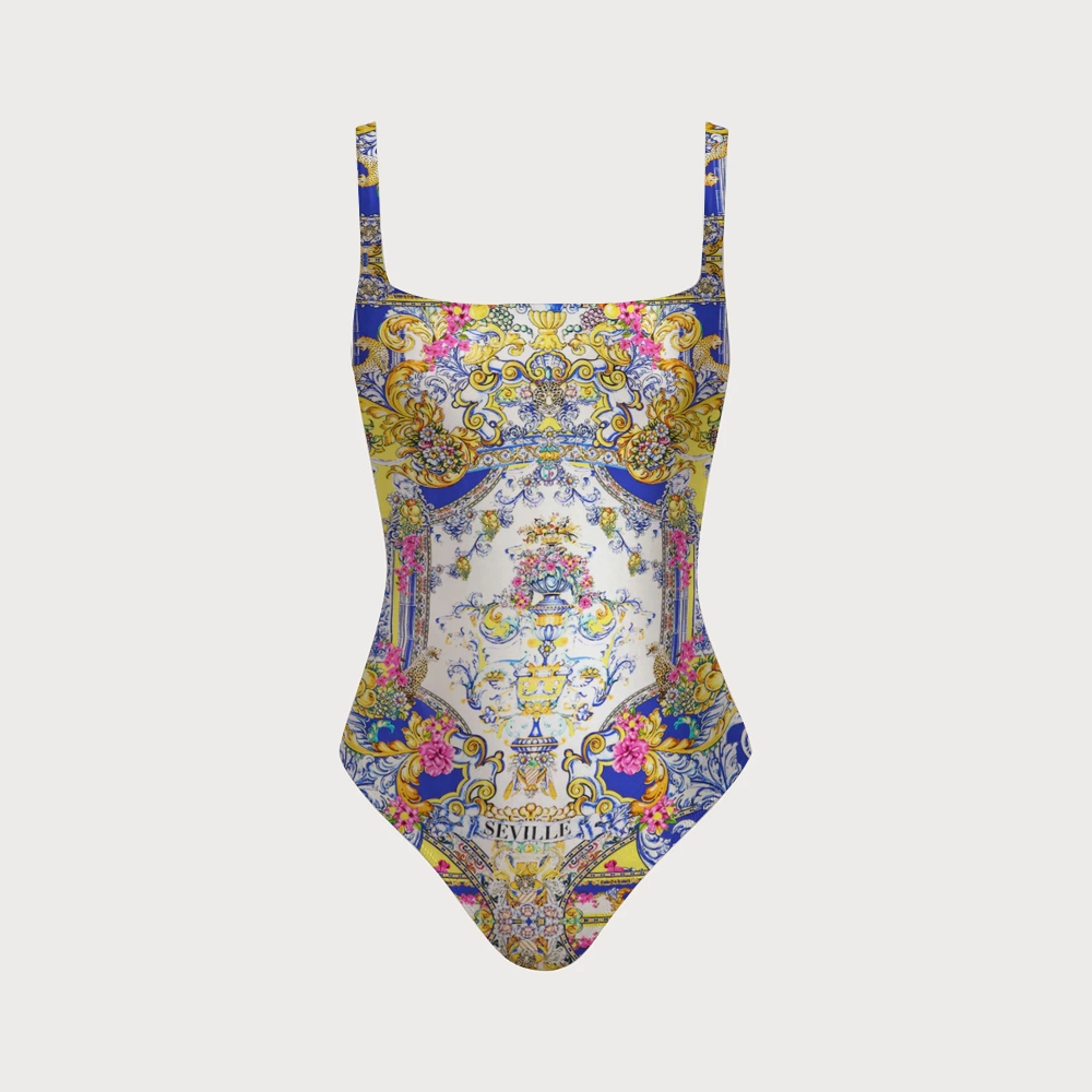 España Nirvana Swimsuit with Back Mesh Knot