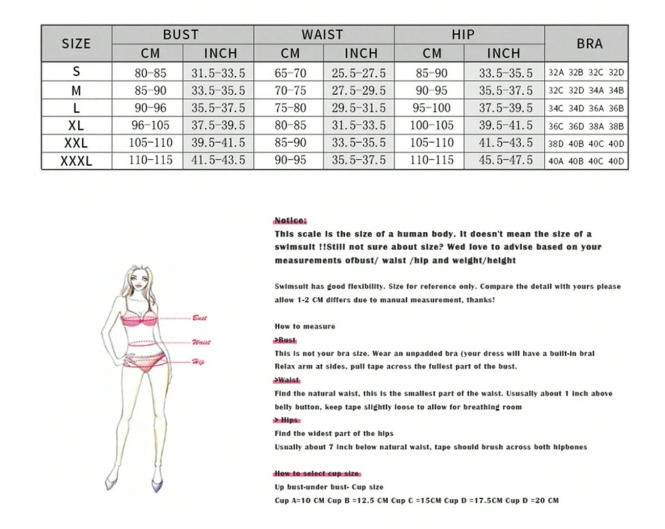 Women's Tankini with Fruit Print and Tie Detail