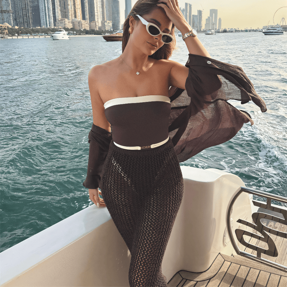 Sexy Vacation Style Beach Bodycon High Waist Skirt