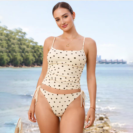 Polka Dot Tankini Set