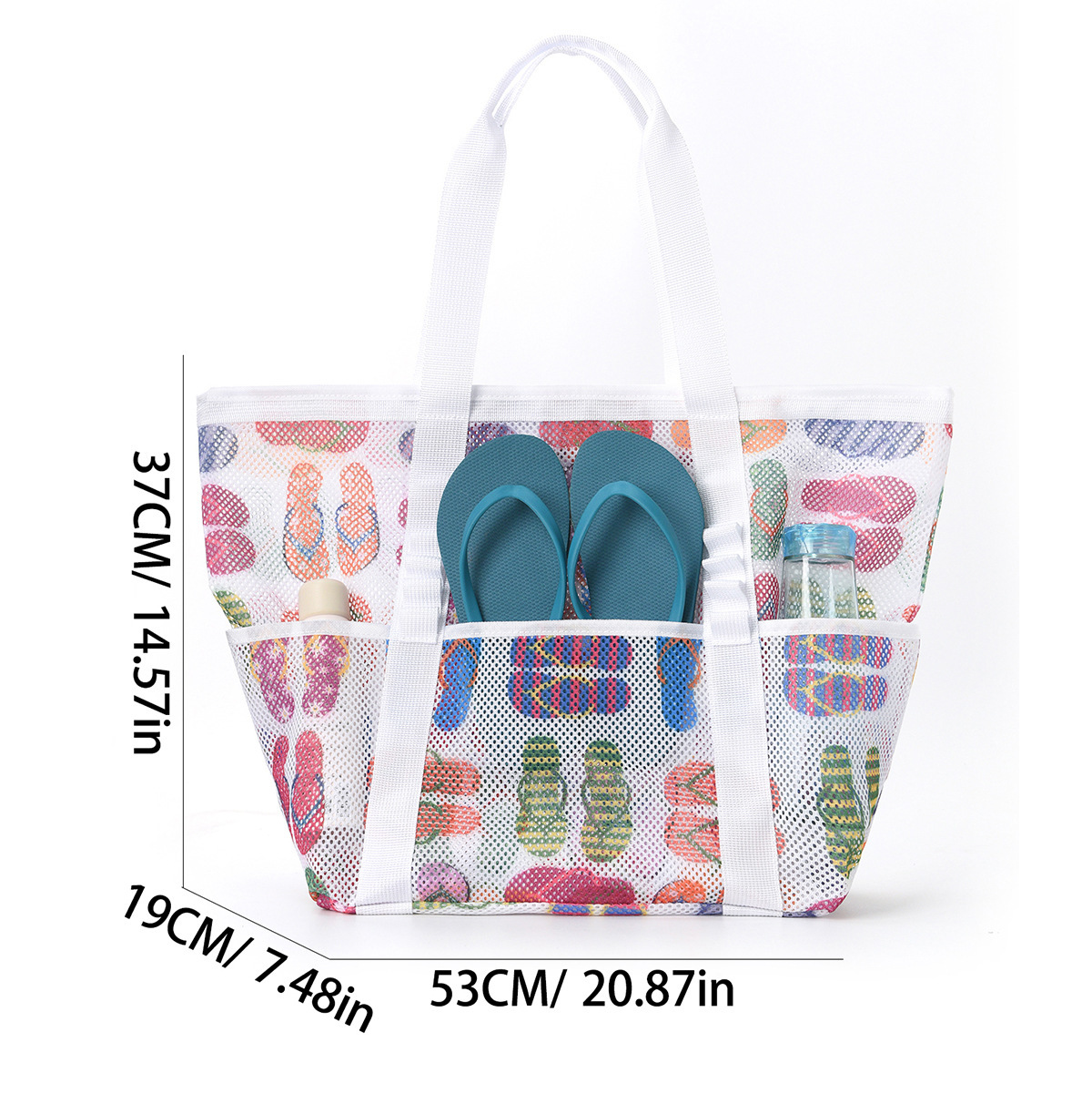 Mesh Multi-Function Travel Swim Bag Large Capacity Beach Tote