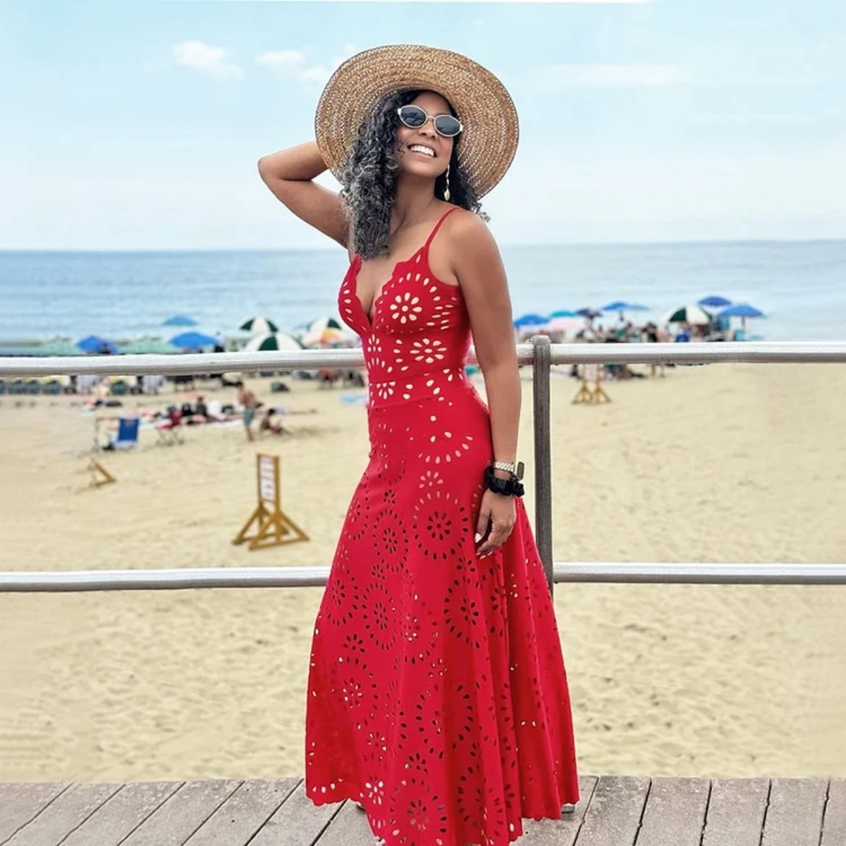 Multi-color Sexy Spaghetti Strap Lace-Up Cutout One-Piece Swimsuit with Matching Long Skirt Cover-Up