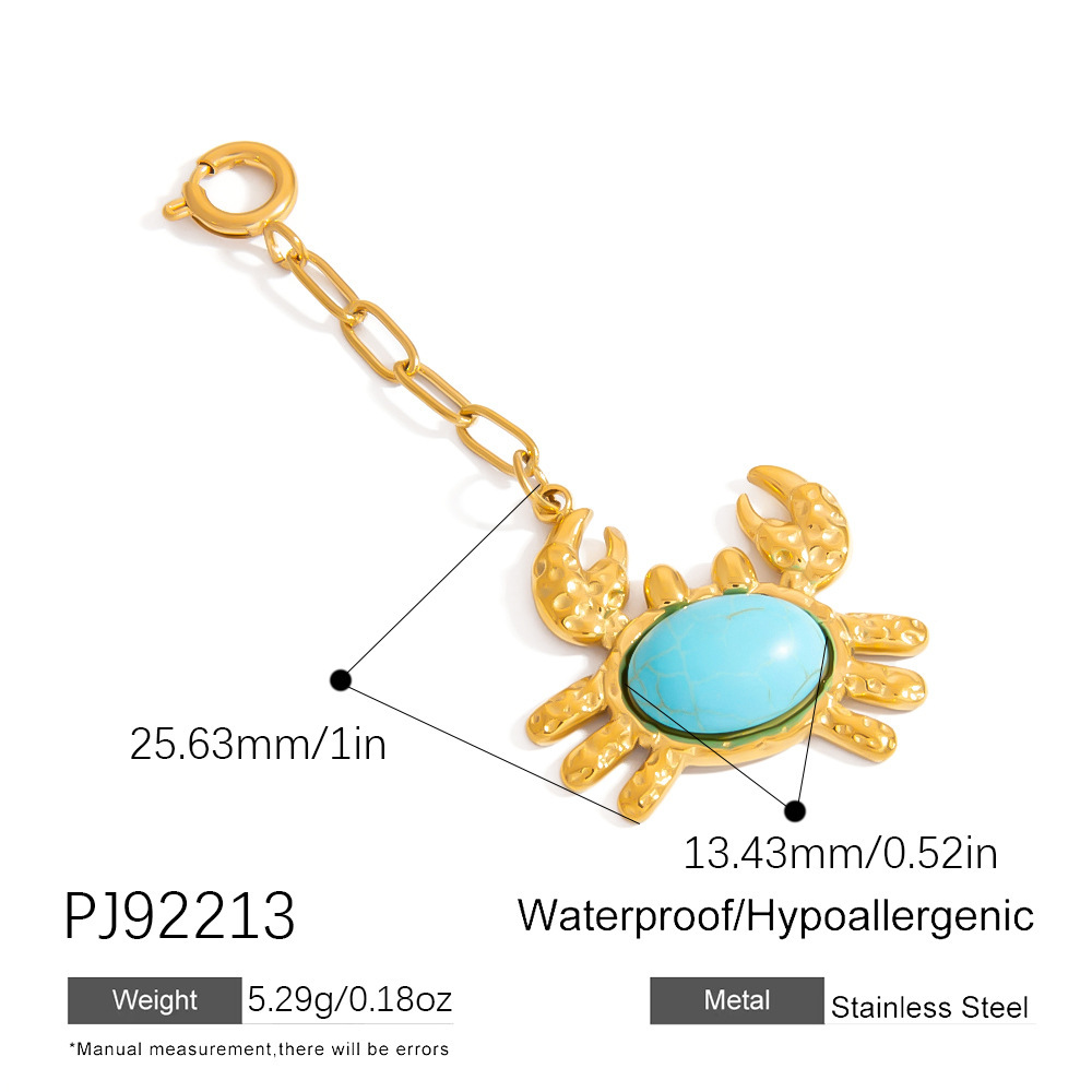 Bikini Clasp Stainless Steel Ocean Series Pendant Single Charm DIY Handmade