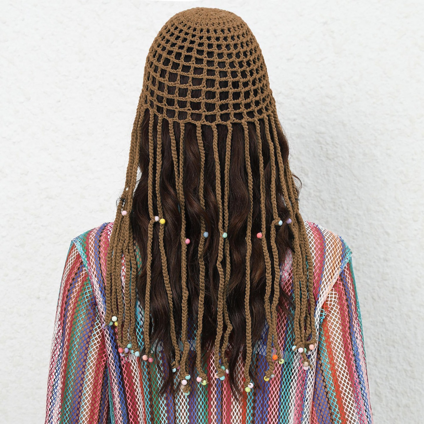 Crochet Beaded Head Cover