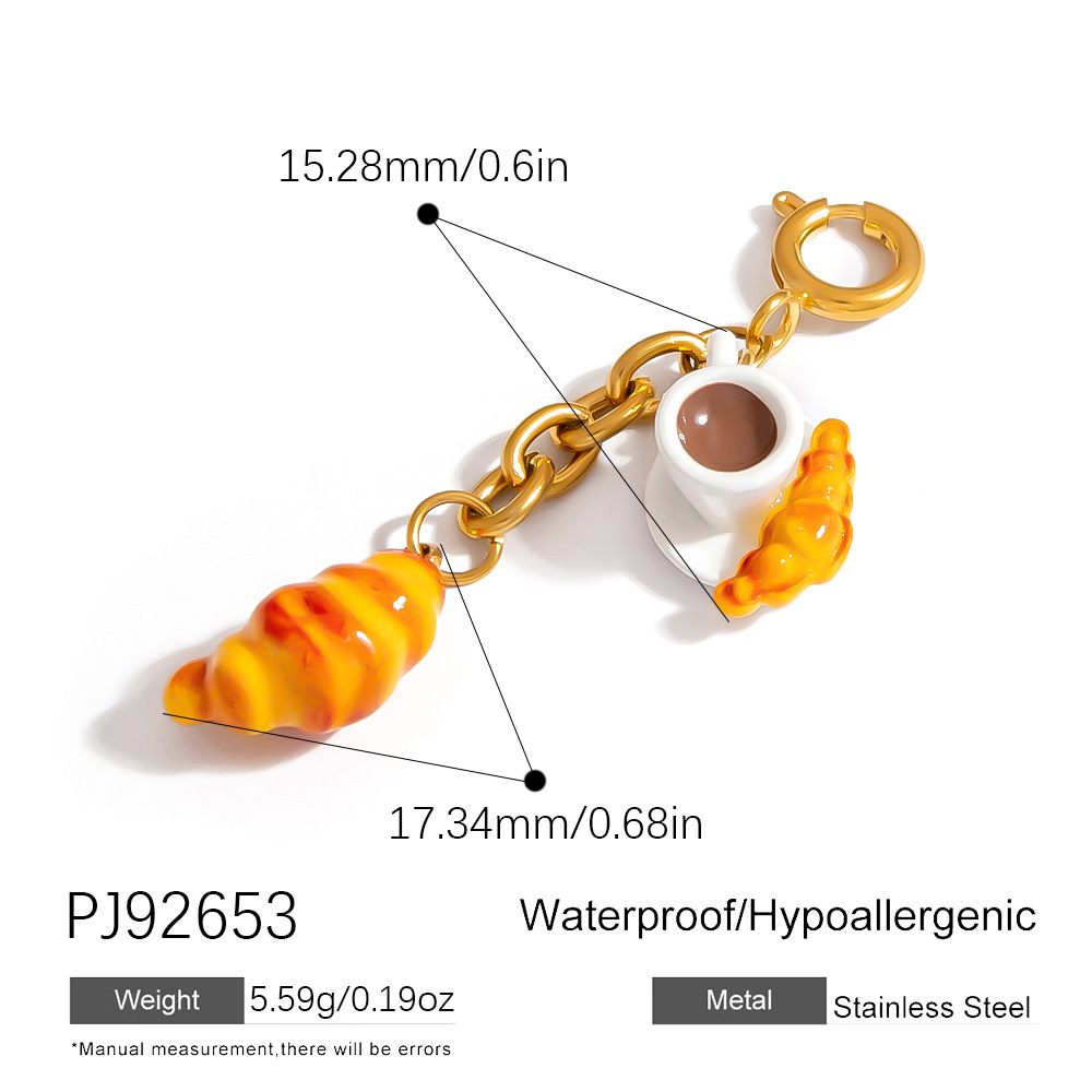 Stainless Steel Bikini Handcrafted Drip Oil Series DIY Pendant