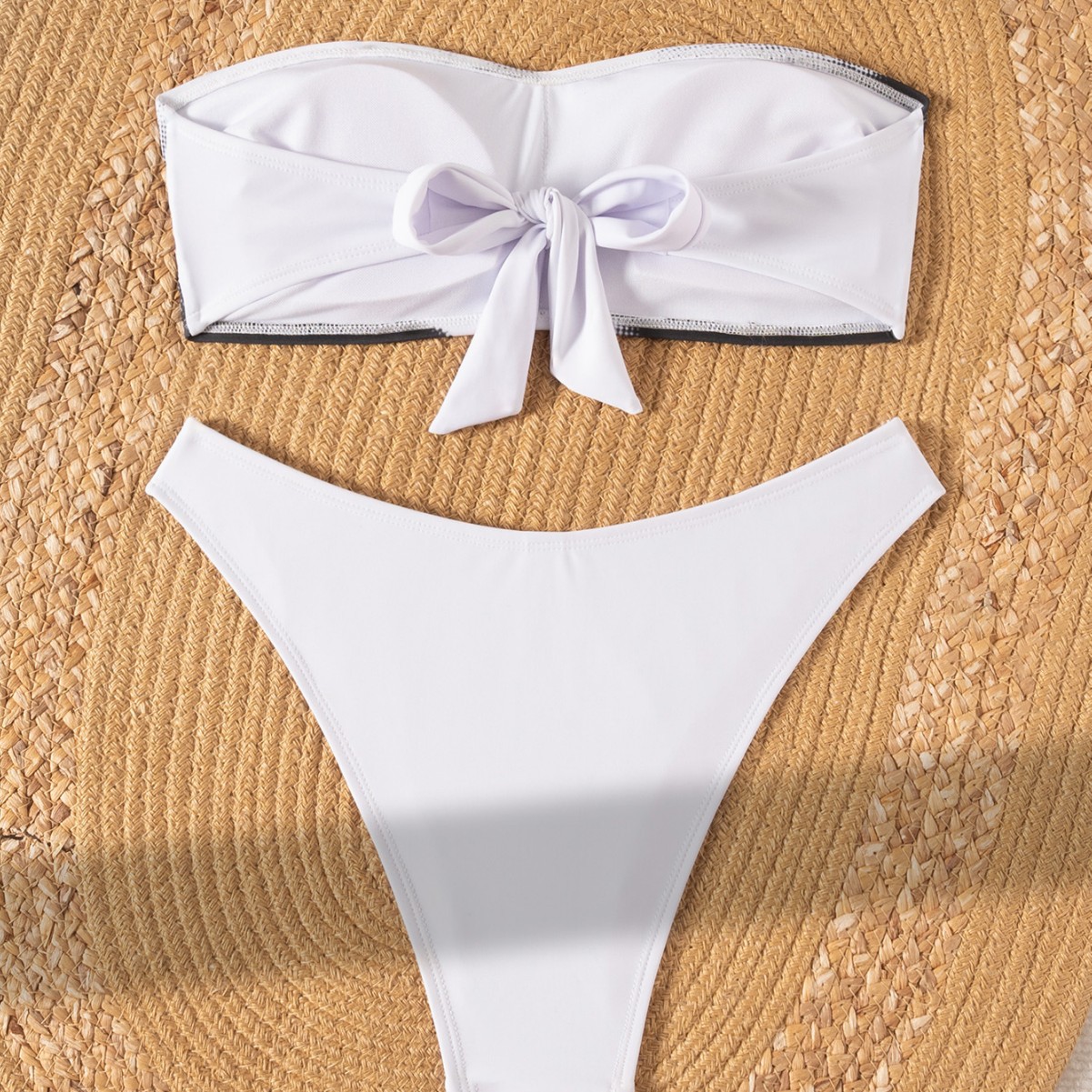 Sexy Printed Bandeau Bikini