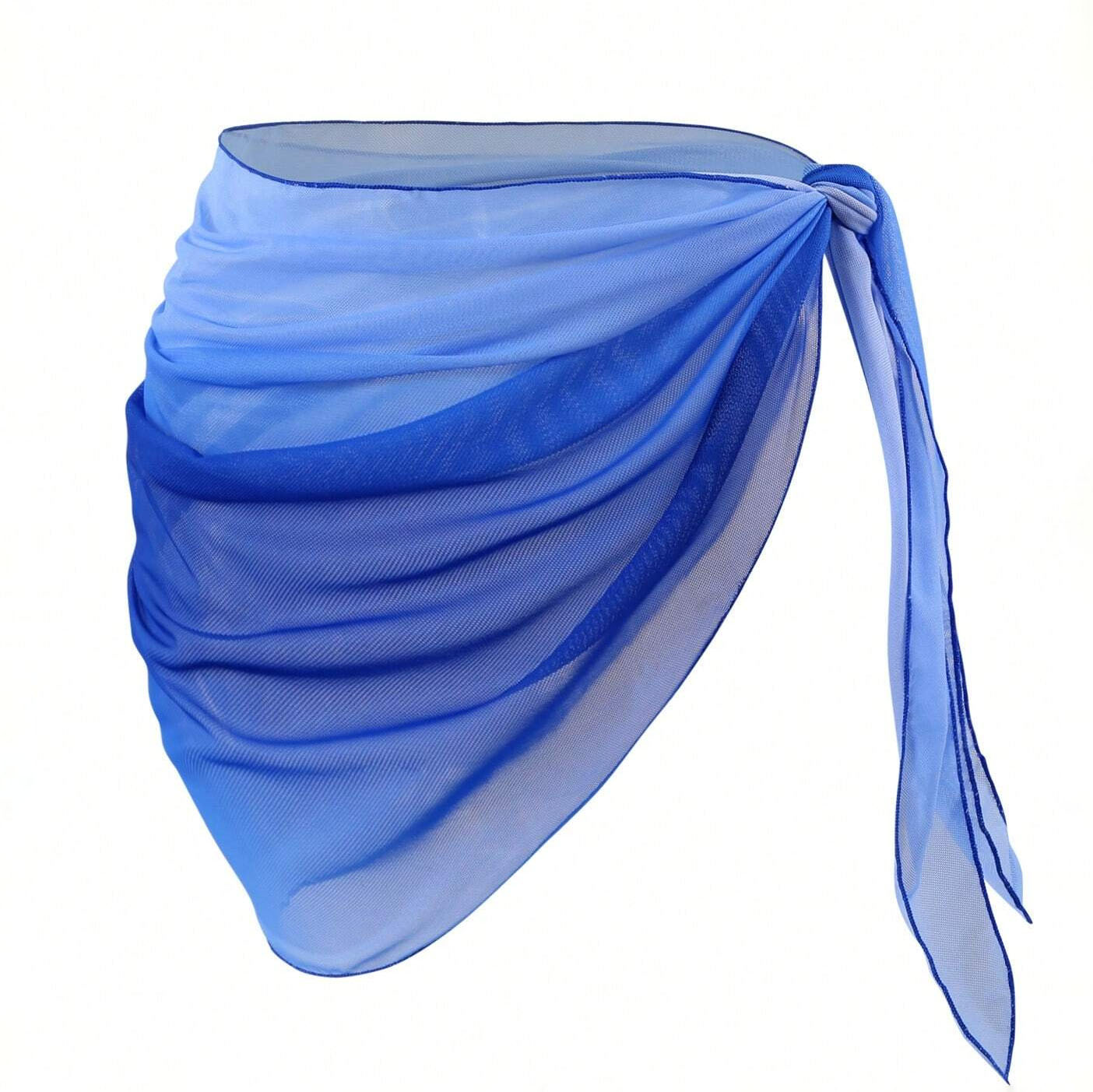 Women's Ombre Bikini with Matching Beach Wrap