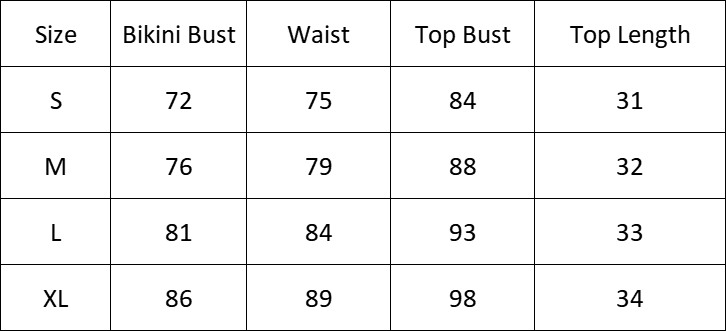 Women's Tropical All-Over Print Bikini 3-Piece Swimsuit Set