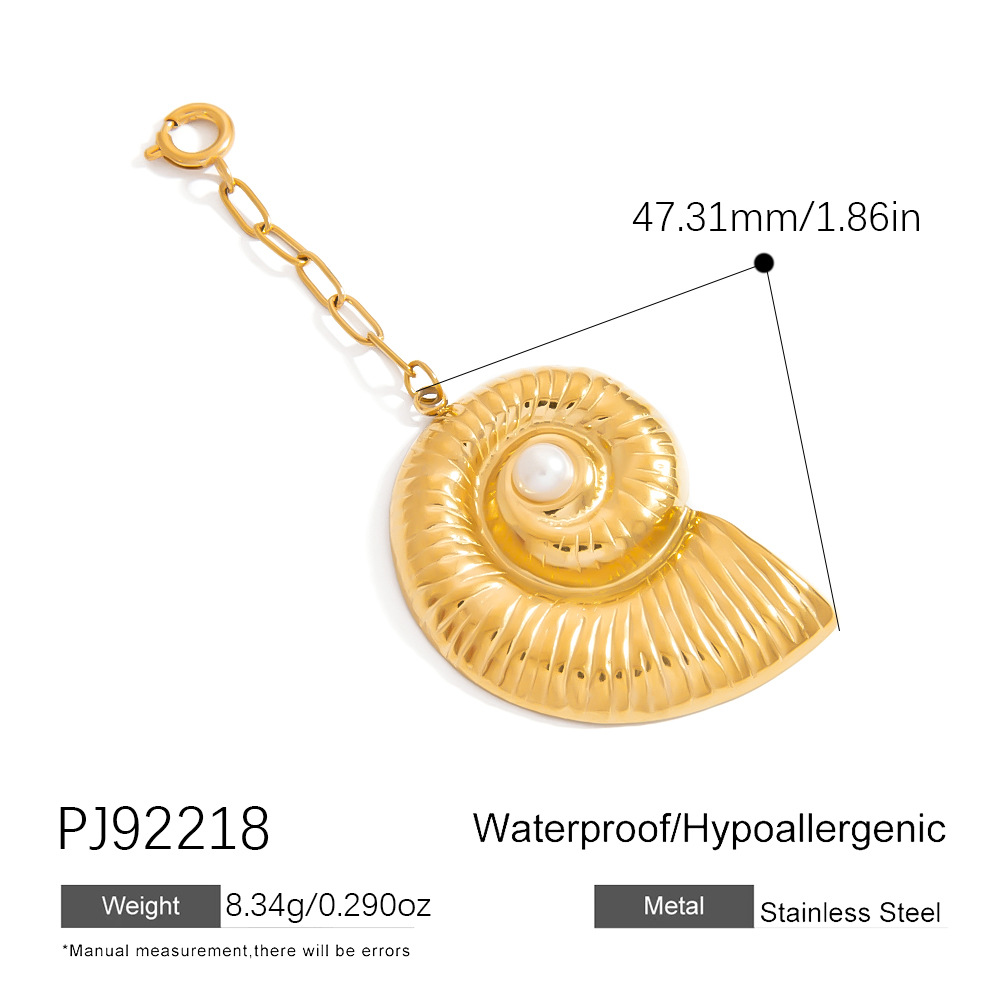 Bikini Clasp Stainless Steel Ocean Series Pendant Single Charm DIY Handmade