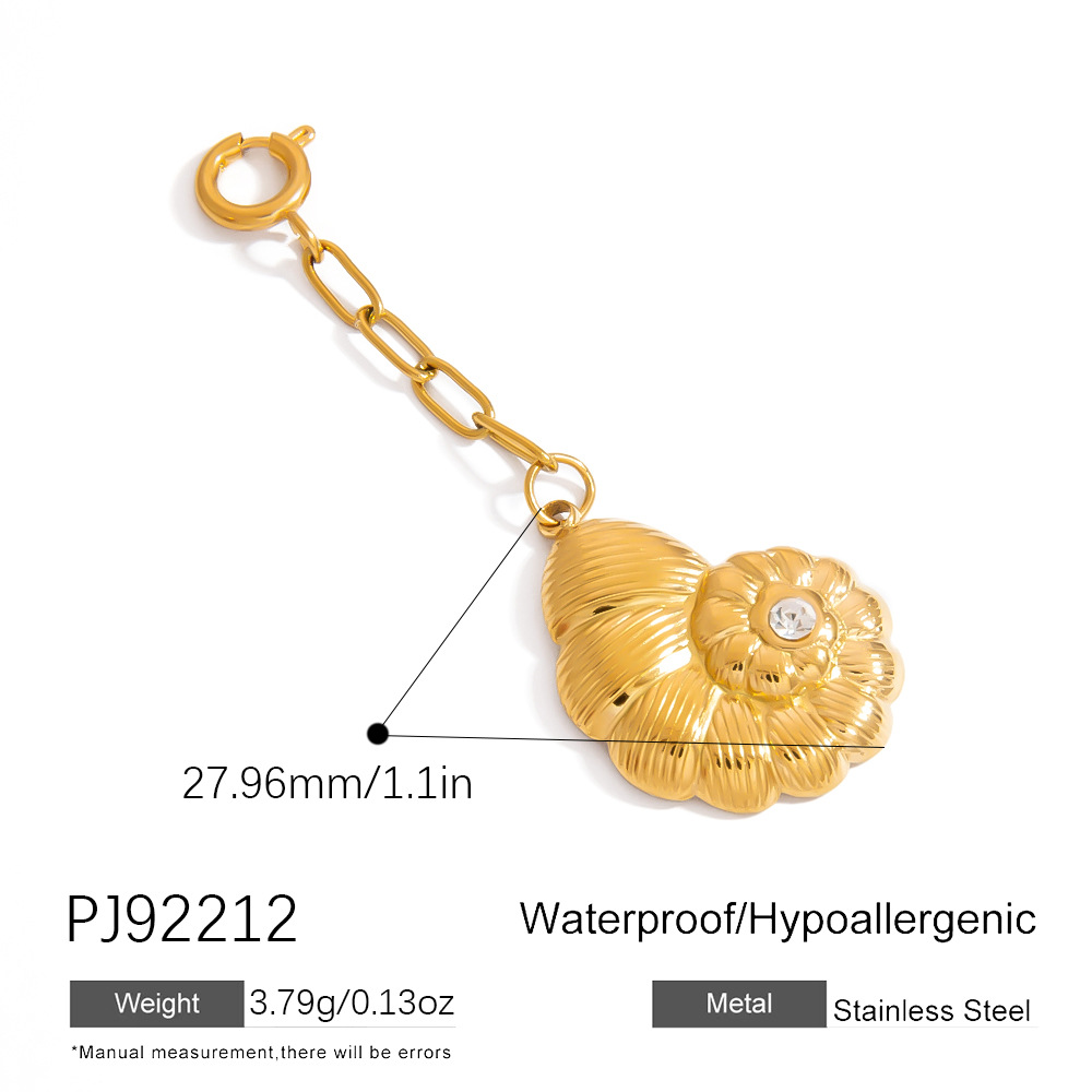 Bikini Clasp Stainless Steel Ocean Series Pendant Single Charm DIY Handmade