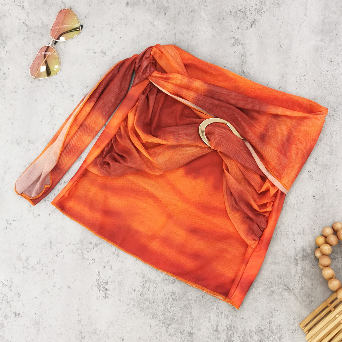 Ombre Print Swimsuit Set