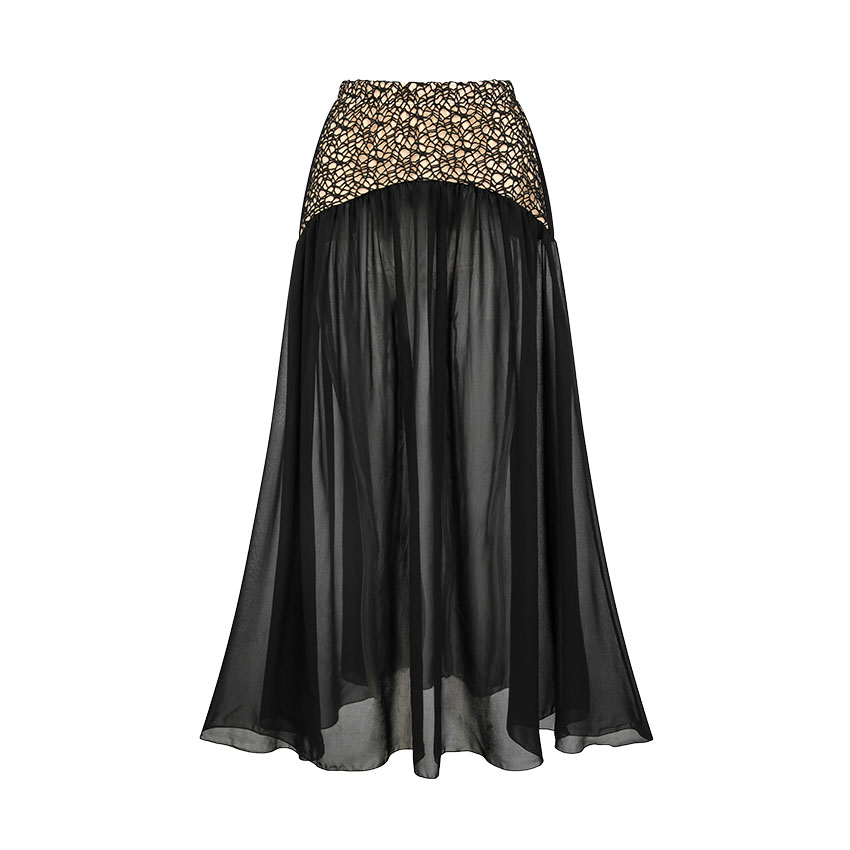 Bandeau Lace Cutout Swimsuit Set