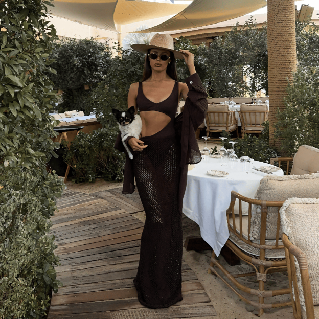 Sexy Vacation Style Beach Bodycon High Waist Skirt