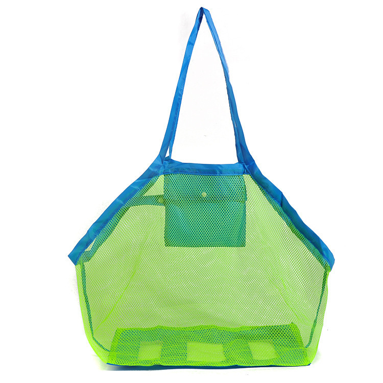 Foldable Oversized Mesh Bag for Kids' Toys & Beach Storage