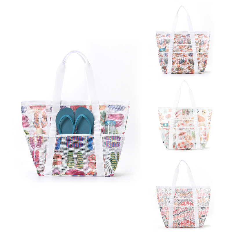 Mesh Multi-Function Travel Swim Bag Large Capacity Beach Tote