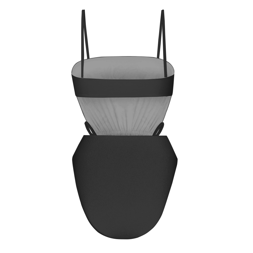 Minimalist Solid color Ruched One-Piece Swimsuit and Tie-Waist Sarong Skirt