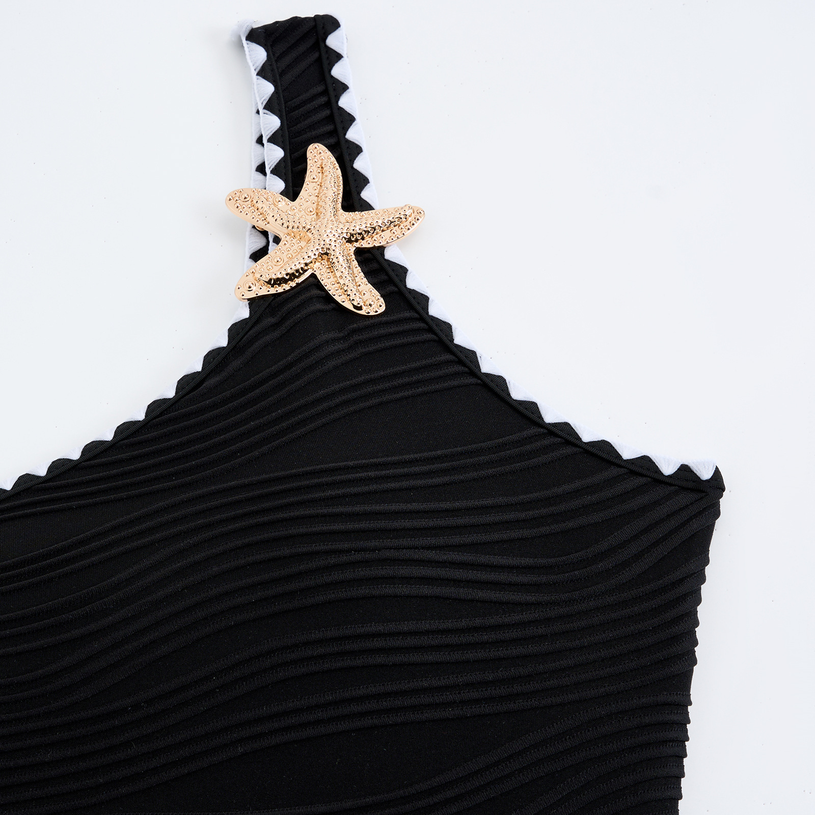 Women's 2026 New Luxury One-Piece Swimsuit with Star Accents