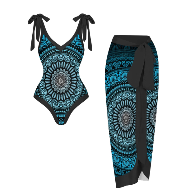 Bohemian Mandala One-Piece Set