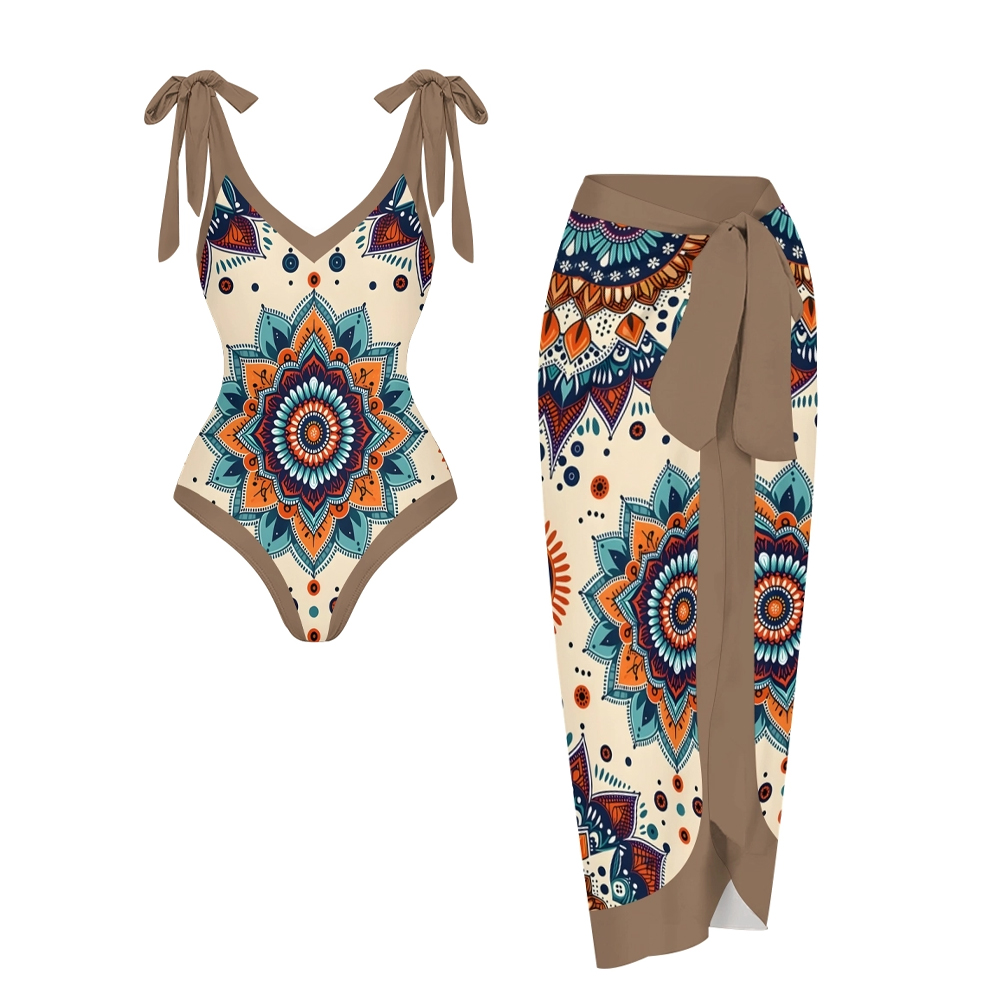 Boho Mandala One-Piece Set