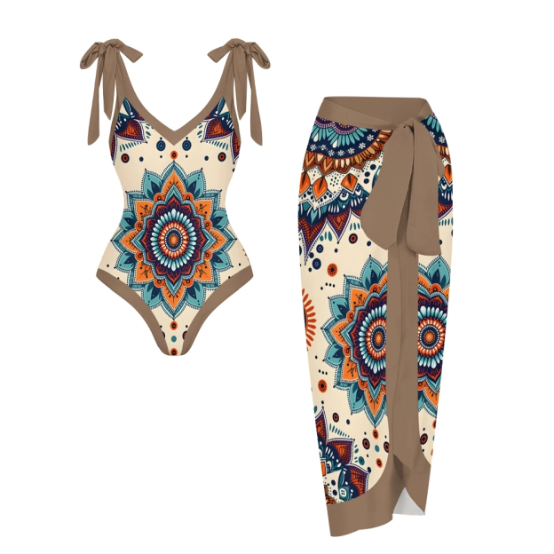 Boho Mandala One-Piece Set