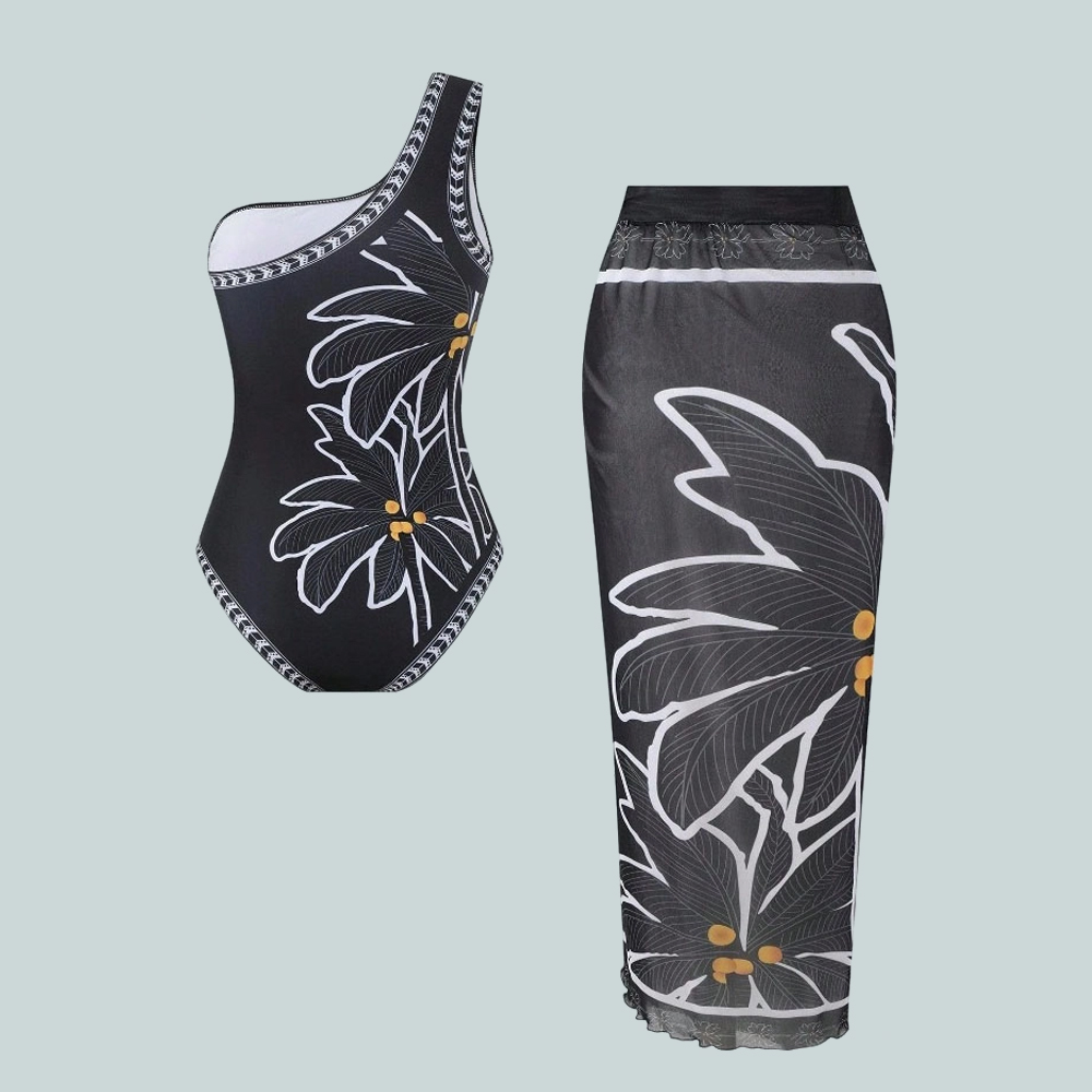 Bohemian Floral One-Piece Set 