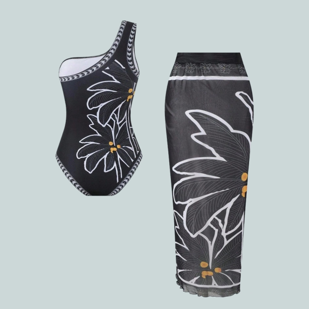 Bohemian Floral One-Piece Set 