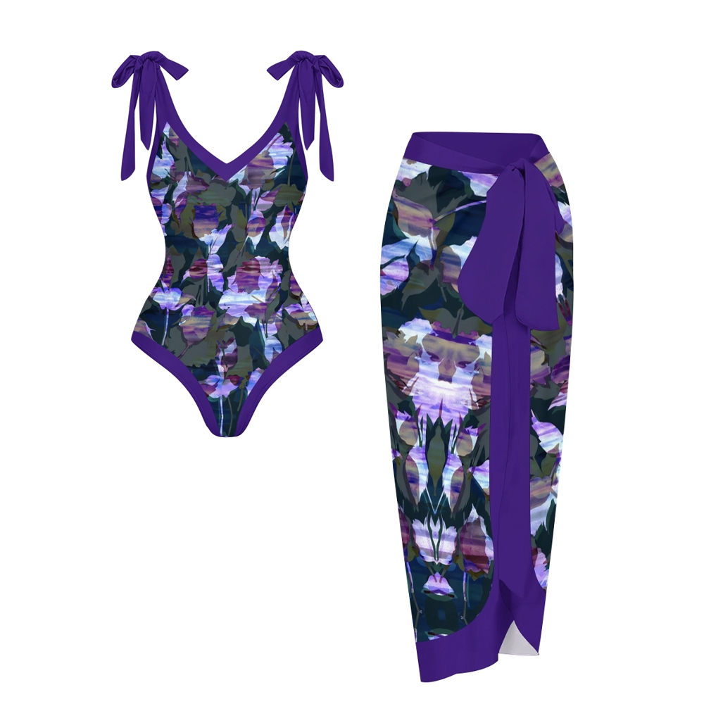 Midnight Roses One-Piece Set