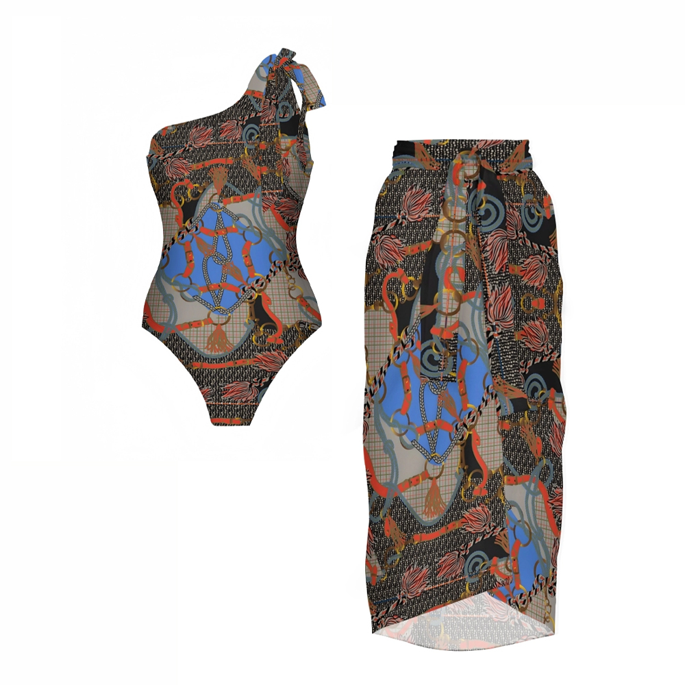 Women's Regal Tangle One-Piece Swimsuit with Skirt