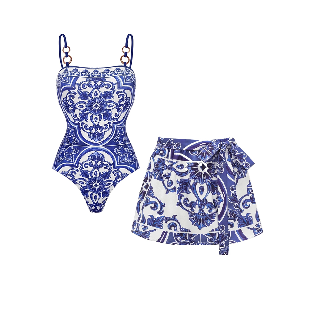 Sling Classic Majolica Blue One Piece Set 