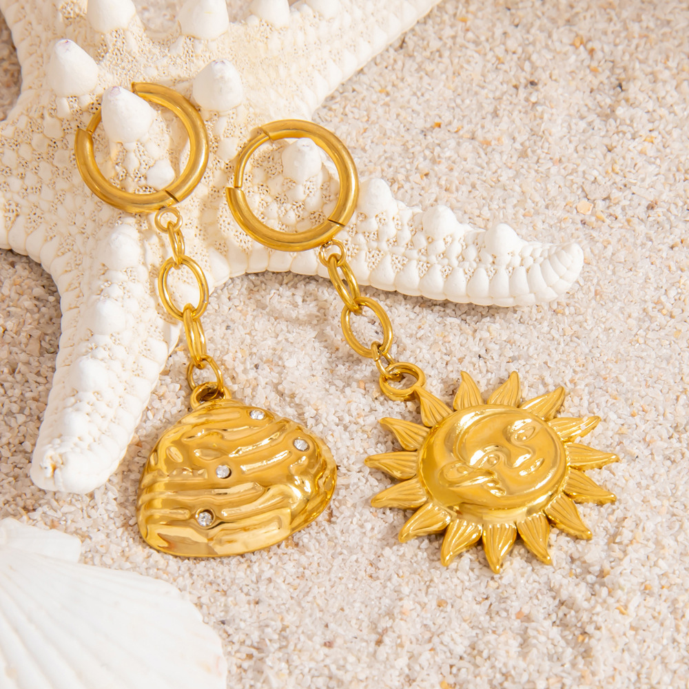 Stainless Steel Bikini Clasp Ocean Series Accessories Jewelry Pendant