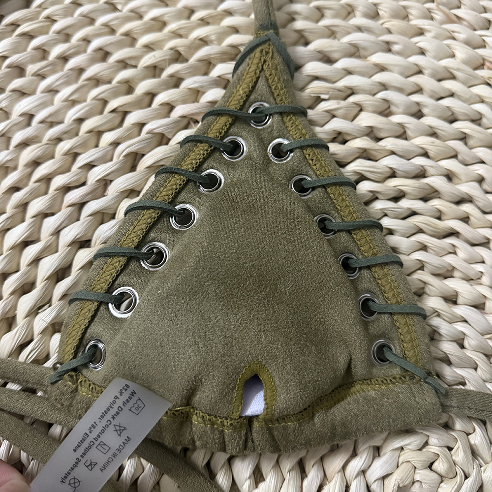 Premium Velour Bikini Set