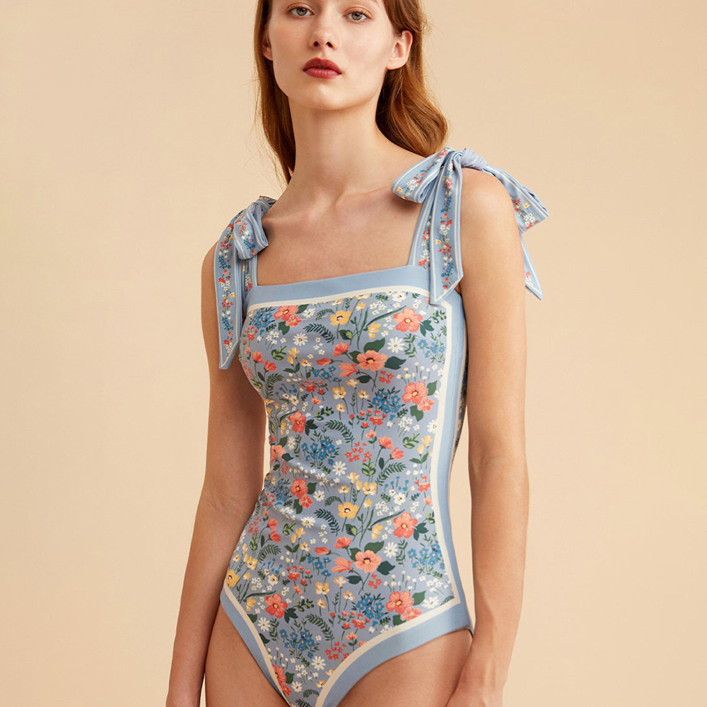 Women's Bestselling Reversible Slim Strap One-Piece Swimsuit