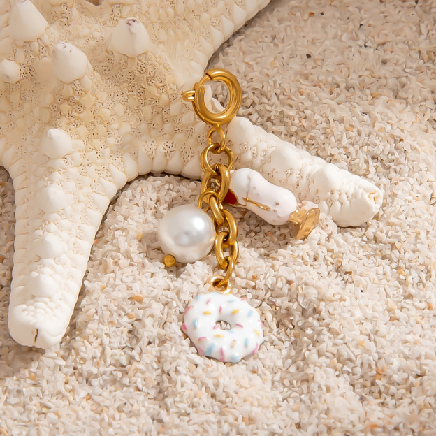 Stainless Steel Bikini Handcrafted Drip Oil Series DIY Pendant