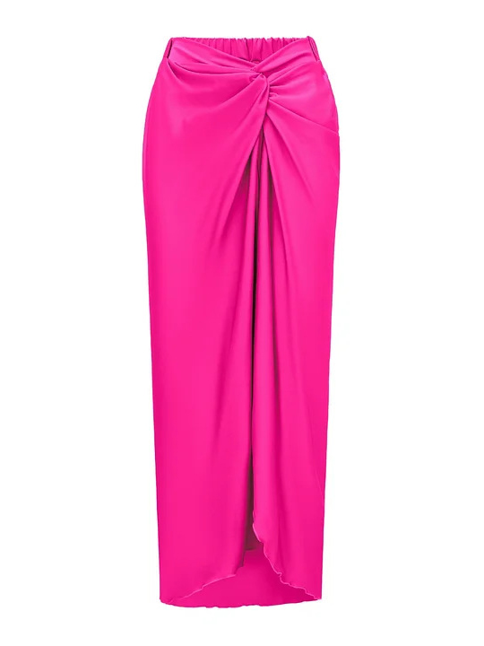 Beads Embroidered with Solid Color Swimsuit