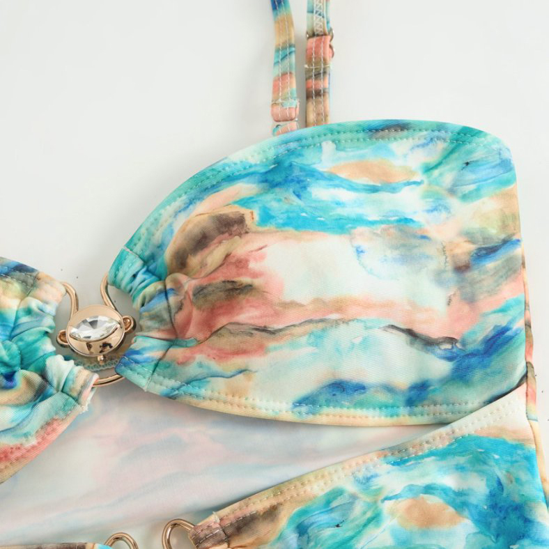 Colorful Print One-Piece Swimsuit