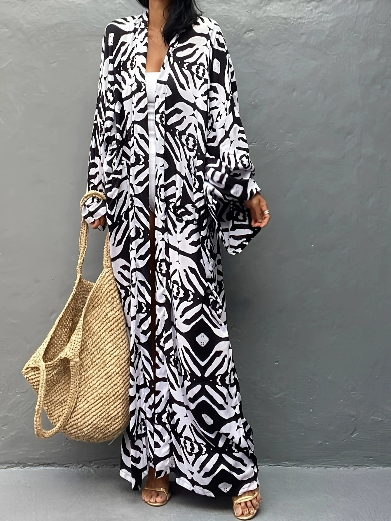 Vacation Sun Protection Cardigan Bikini Cover Up