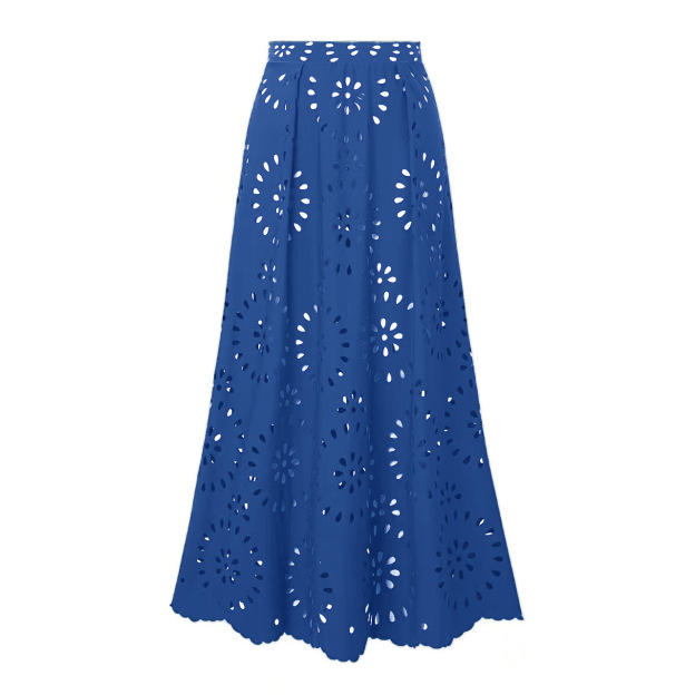 Multi-color Sexy Spaghetti Strap Lace-Up Cutout One-Piece Swimsuit with Matching Long Skirt Cover-Up