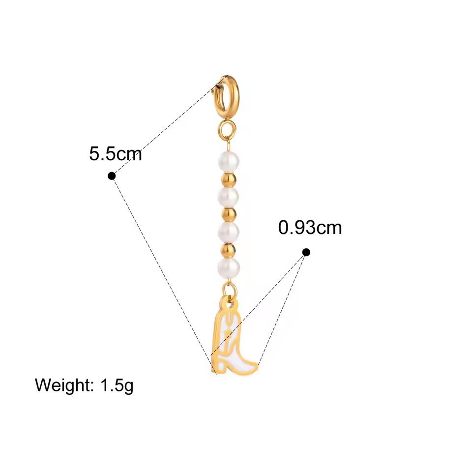 18K Bikini Titanium Steel Accessory Pendant