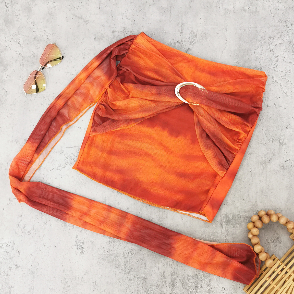 Ombre Print Swimsuit Set