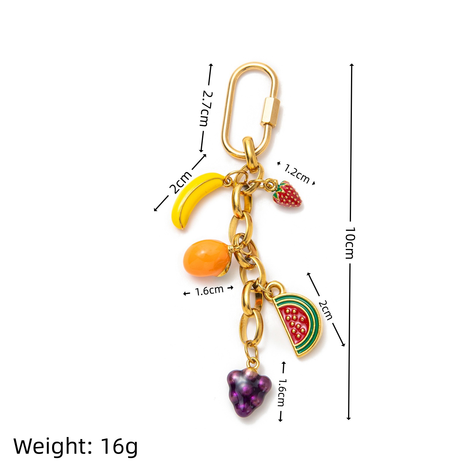 Beach Bikini Vacuum Plated Fashion Stainless Steel DIY Pendant