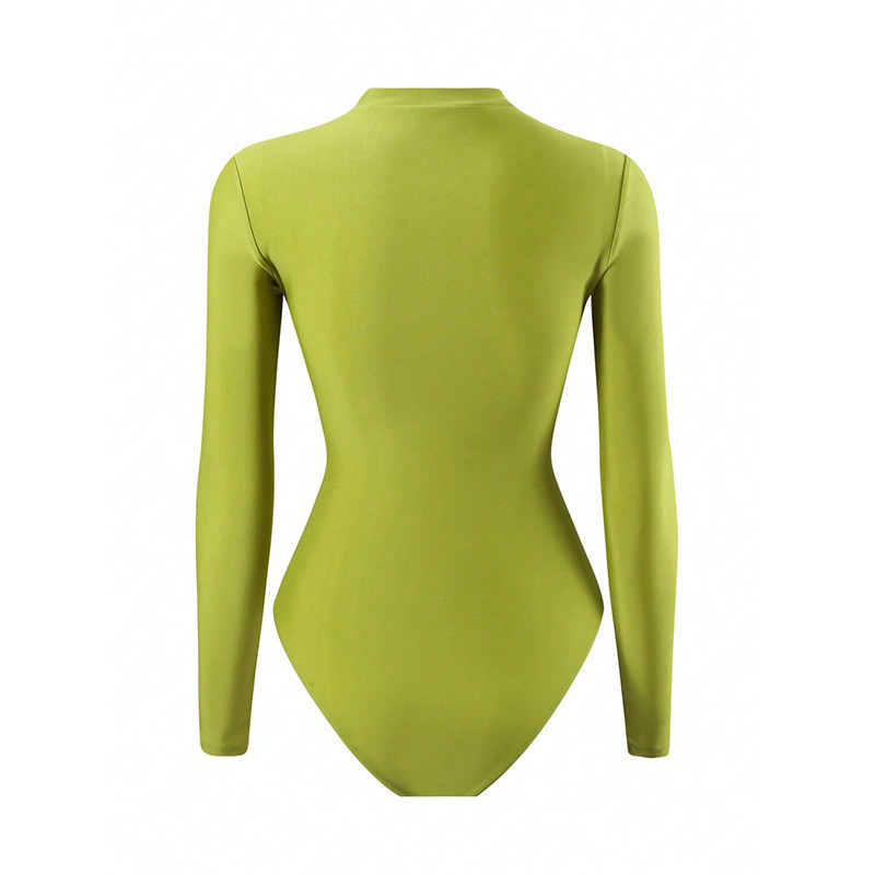 Women's Long Sleeve Sun Protective Swimsuit Set with Pants