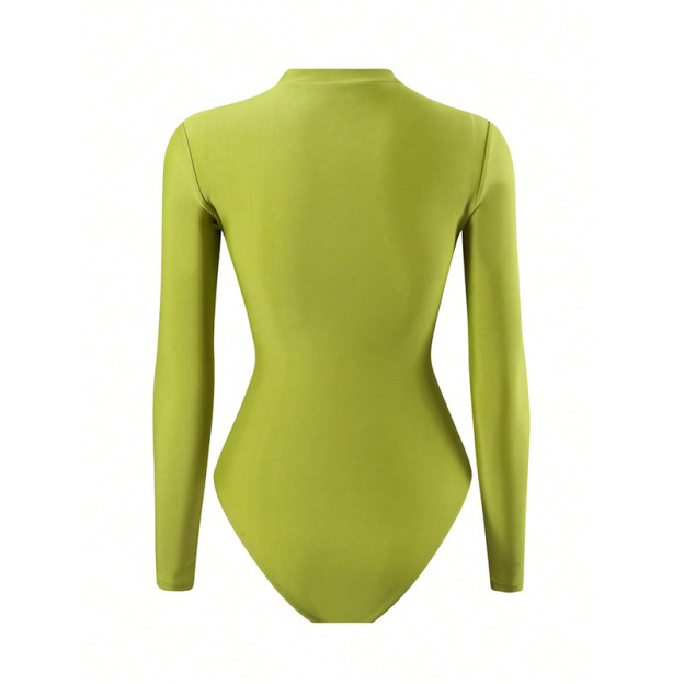 Women's Long Sleeve Sun Protective Swimsuit Set with Pants