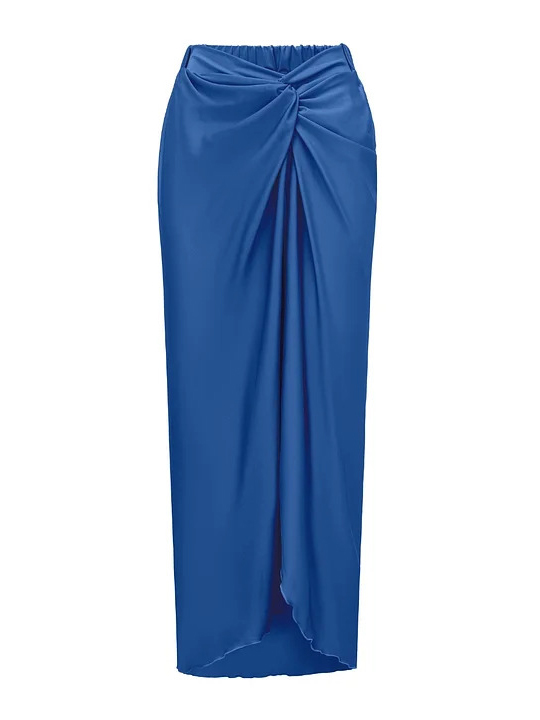 Beads Embroidered with Solid Color Swimsuit