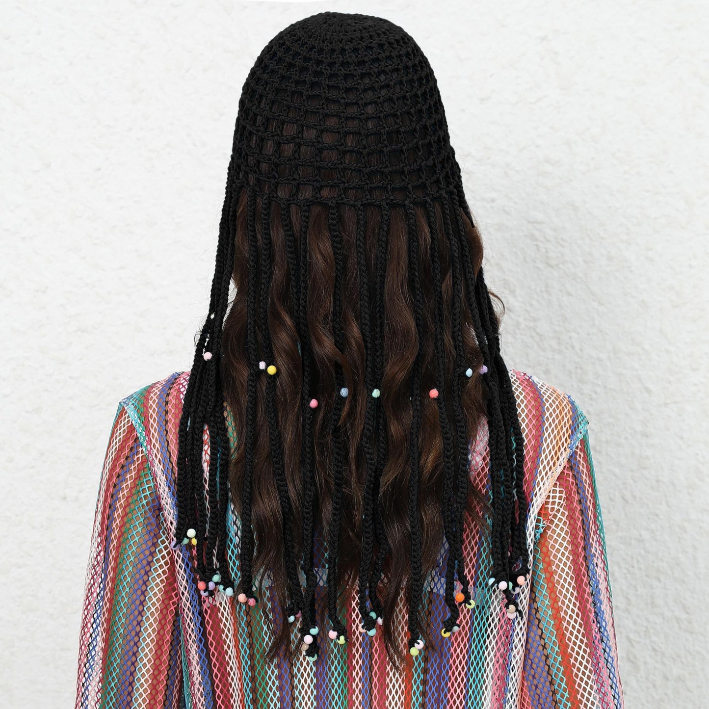 Crochet Beaded Head Cover