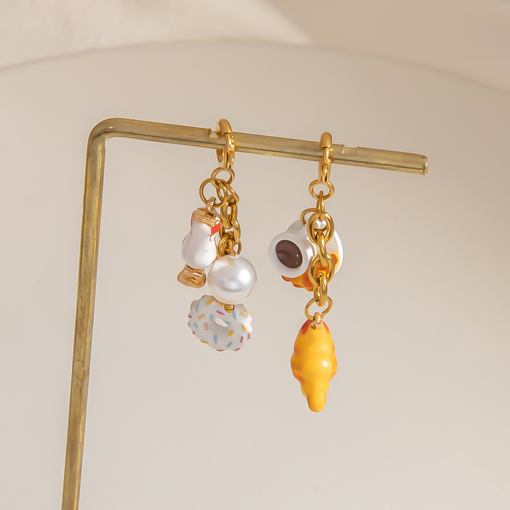 Stainless Steel Bikini Handcrafted Drip Oil Series DIY Pendant