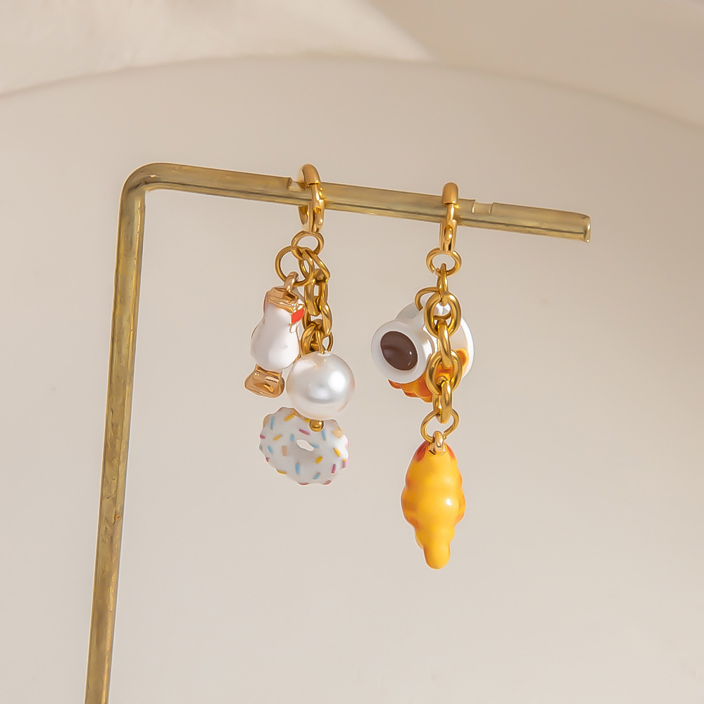 Stainless Steel Bikini Handcrafted Drip Oil Series DIY Pendant