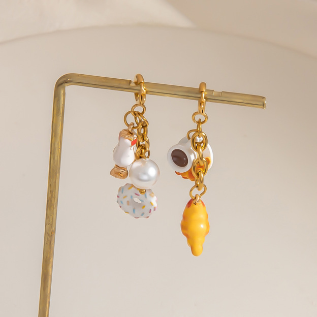 Stainless Steel Bikini Handcrafted Drip Oil Series DIY Pendant